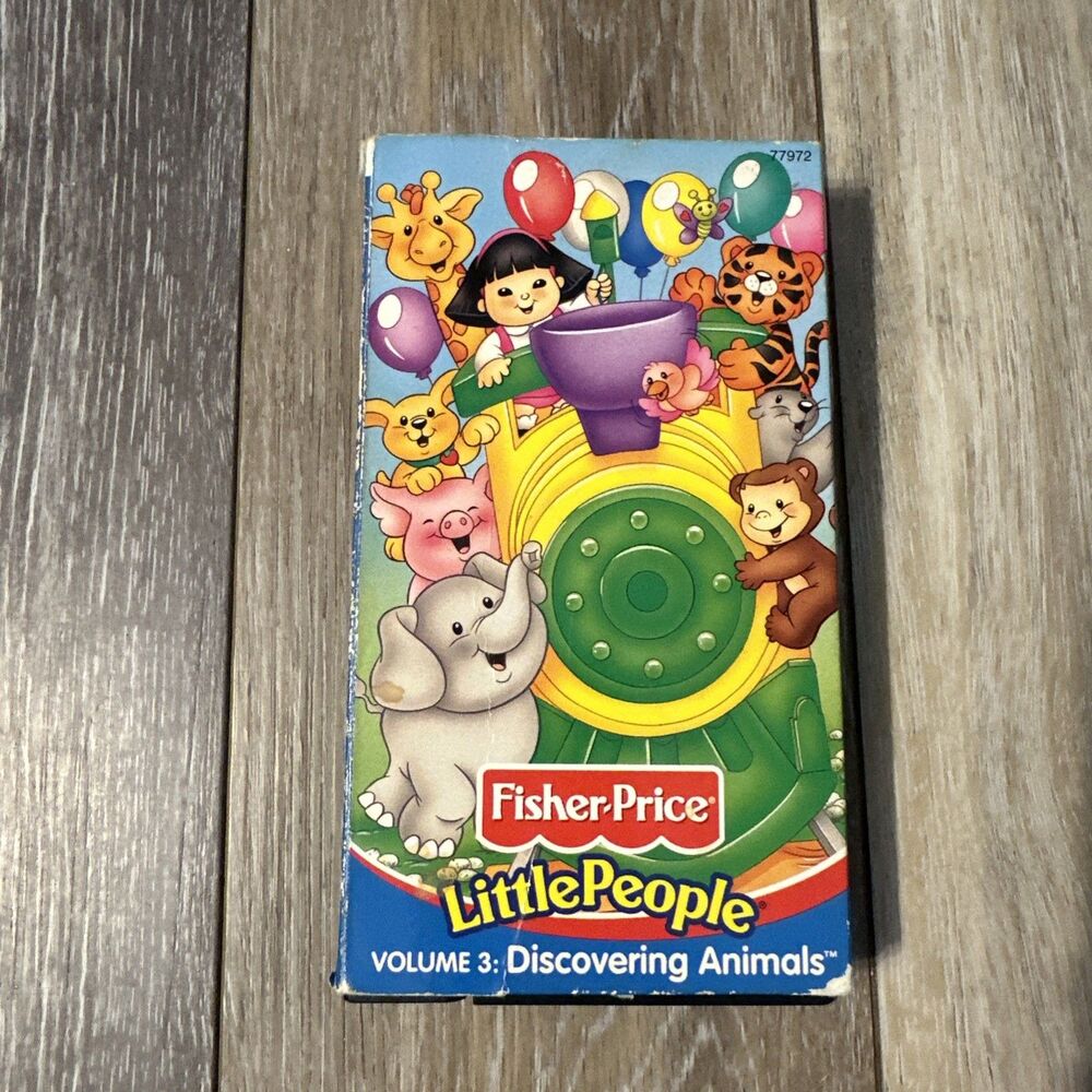 Fisher-Price Little People V.3 - Discovering Animals (VHS, 2001) 5 mini-episodes